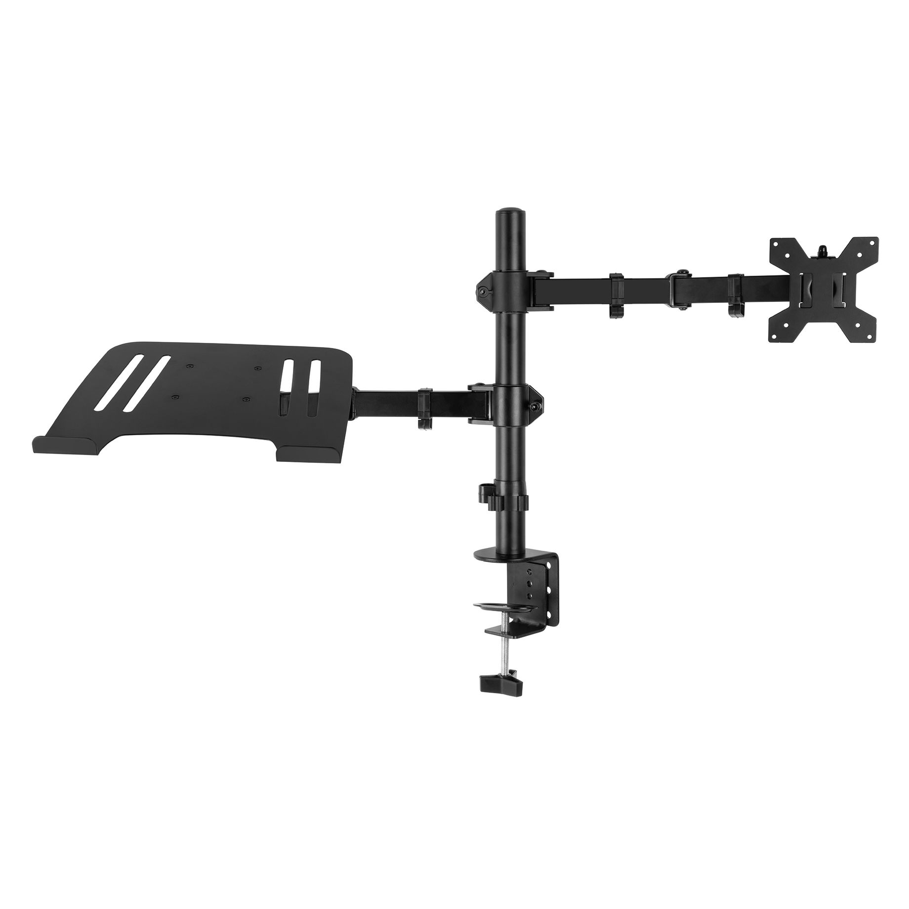 CMA10L Single Monitor Arm 13”- 32” with Laptop stand