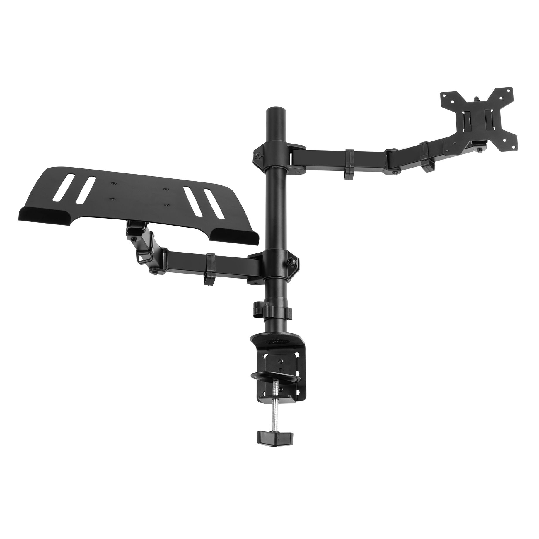 CMA10L Single Monitor Arm 13”- 32” with Laptop stand