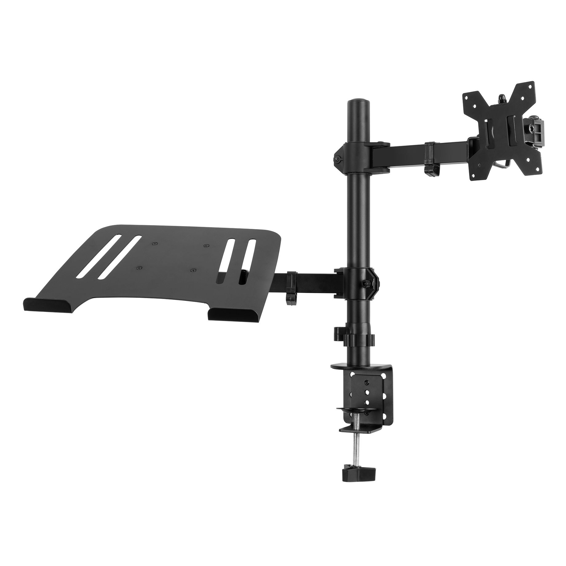 CMA10L Single Monitor Arm 13”- 32” with Laptop stand
