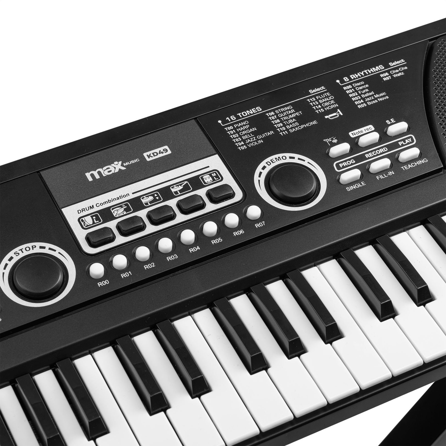 KD49 Electronic Keyboard 49-keys with Battery