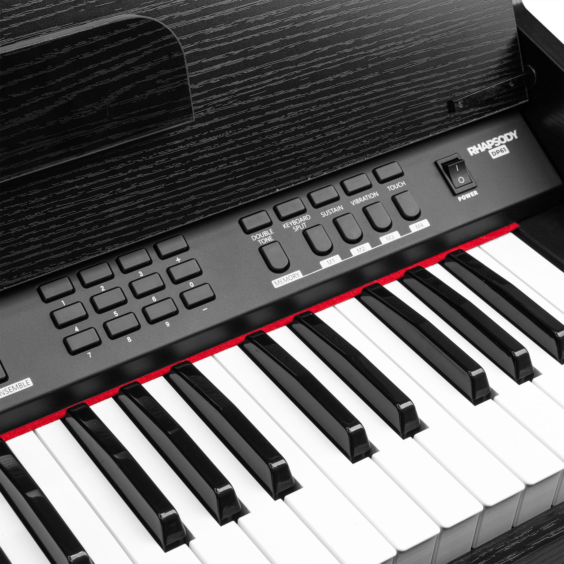 RhapsodyDP61 Digital Piano 61-keys with Furniture Stand