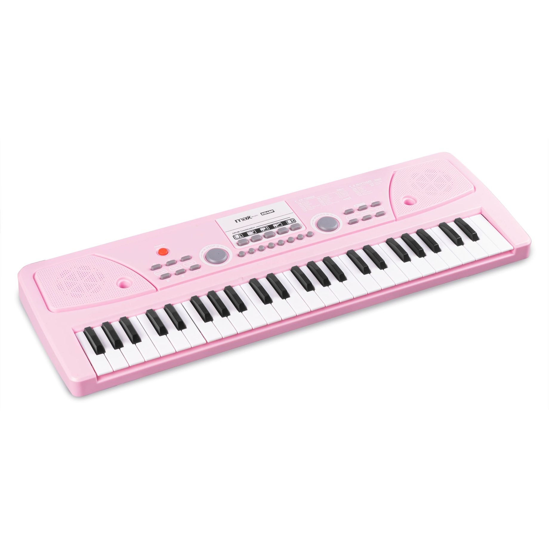 KD49P Electronic Keyboard 49-keys with Battery Pink