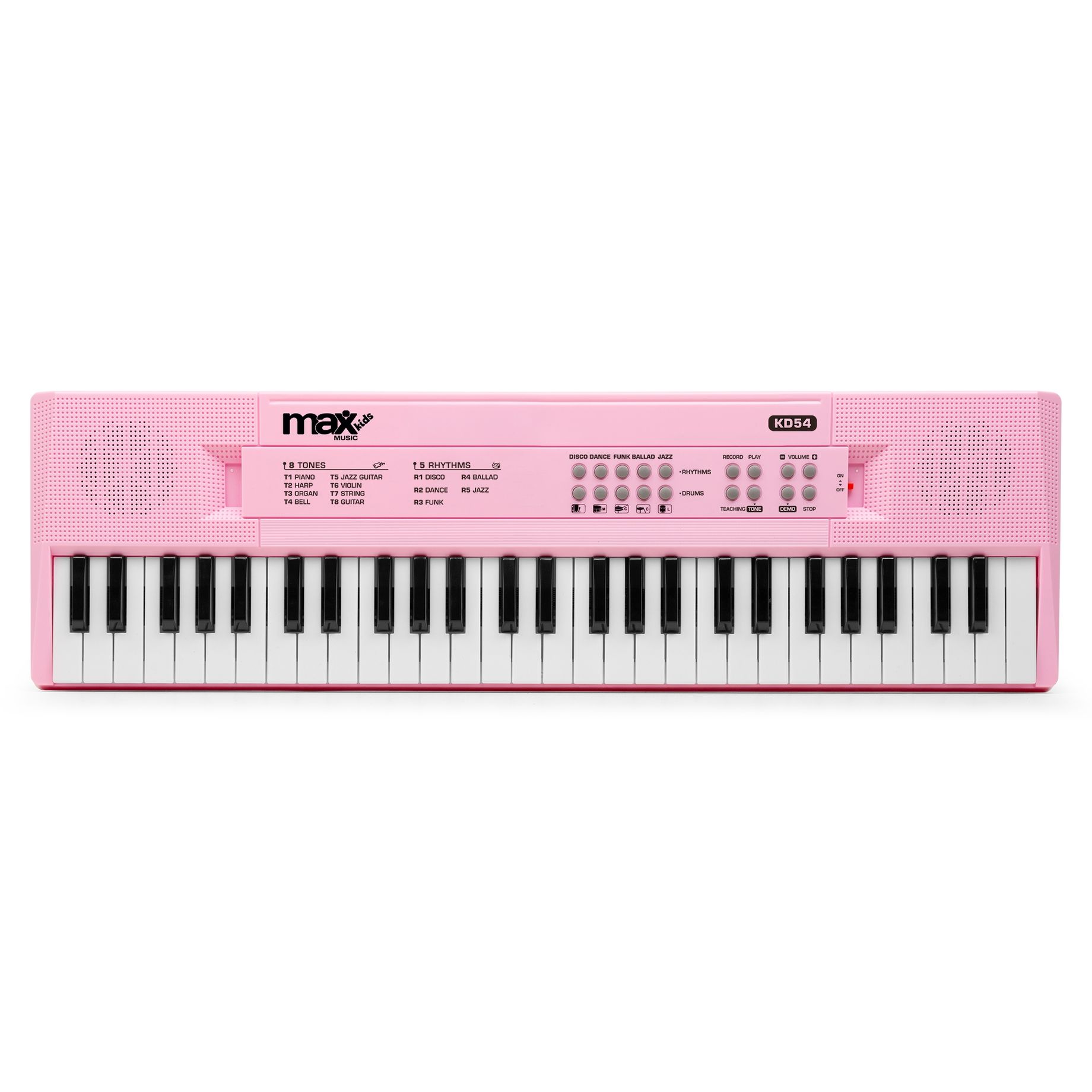 KD54 Electronic Keyboard 54-keys with Battery Pink