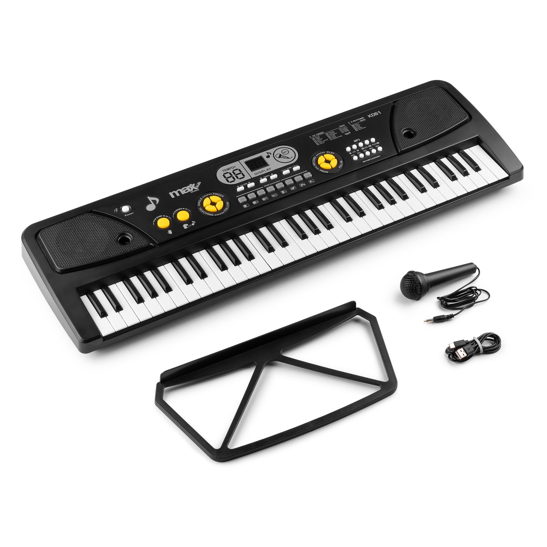 KD61 Electronic Keyboard 61 keys with Battery