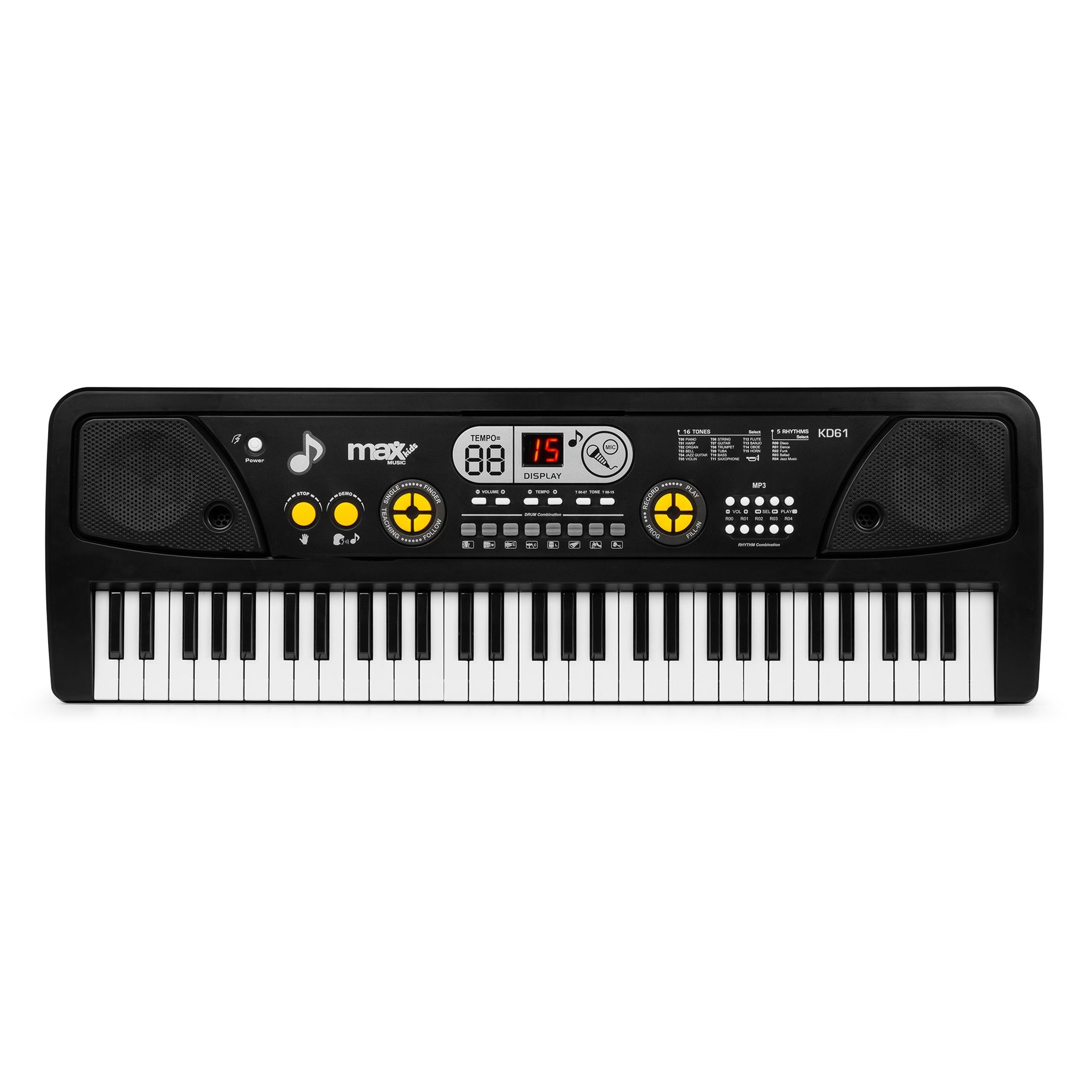 KD61 Electronic Keyboard 61 keys with Battery