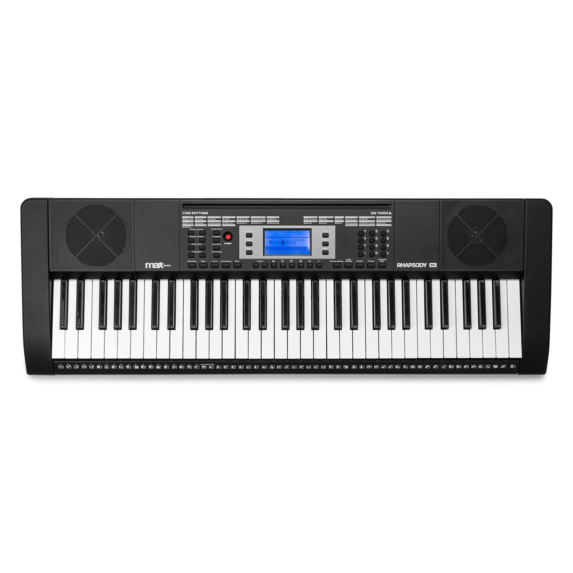 Rhapsody61L Electronic Keyboard with 61 lighted keys