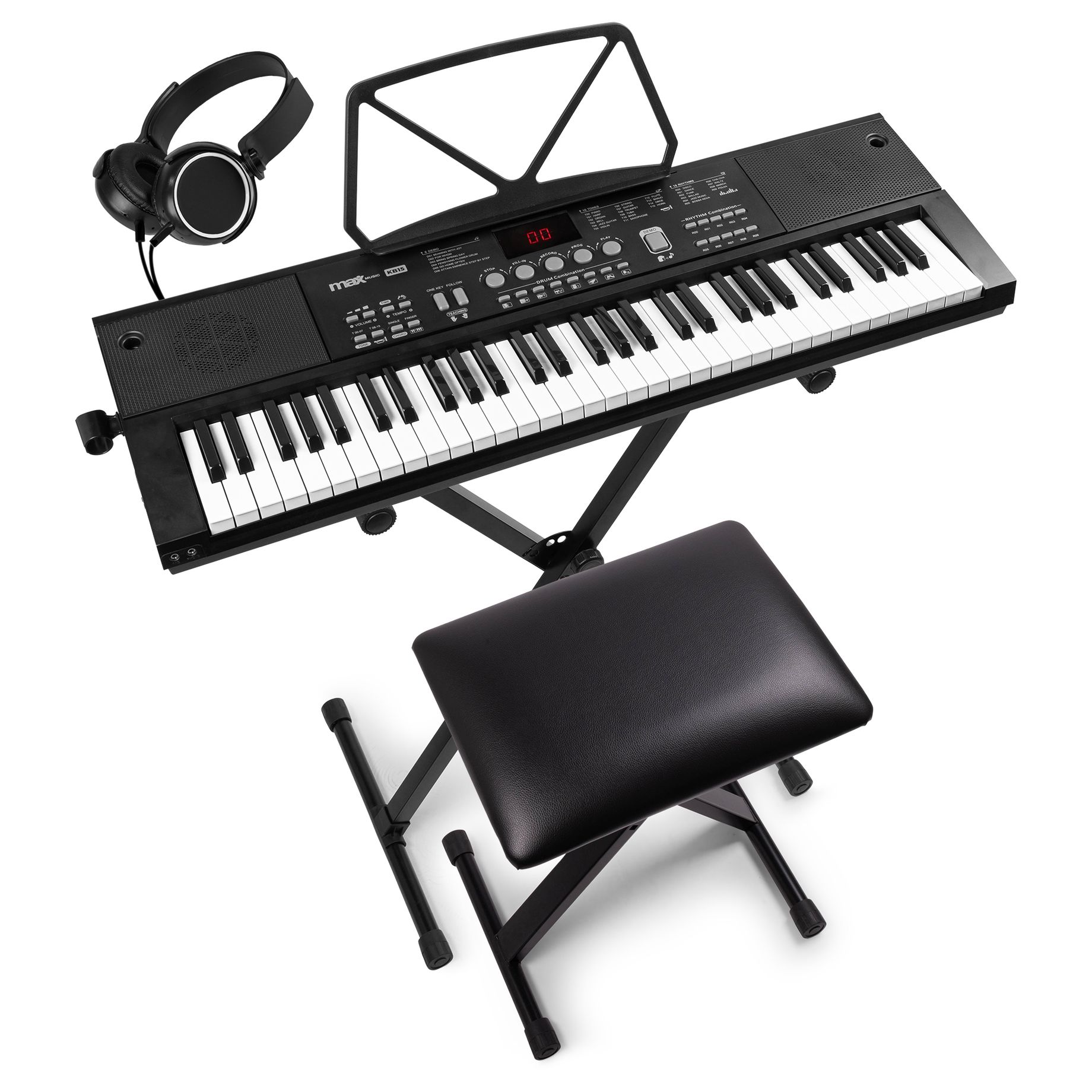 KB15SET Electronic Keyboard 61-keys with Battery Set
