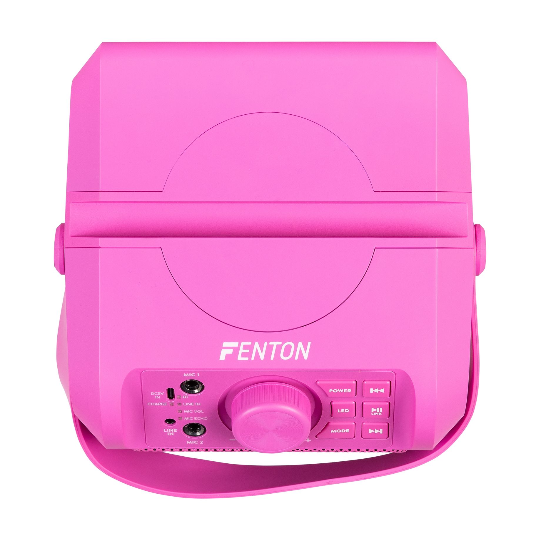 KAR50P Karaoke Speaker with LED Light Effect Pink