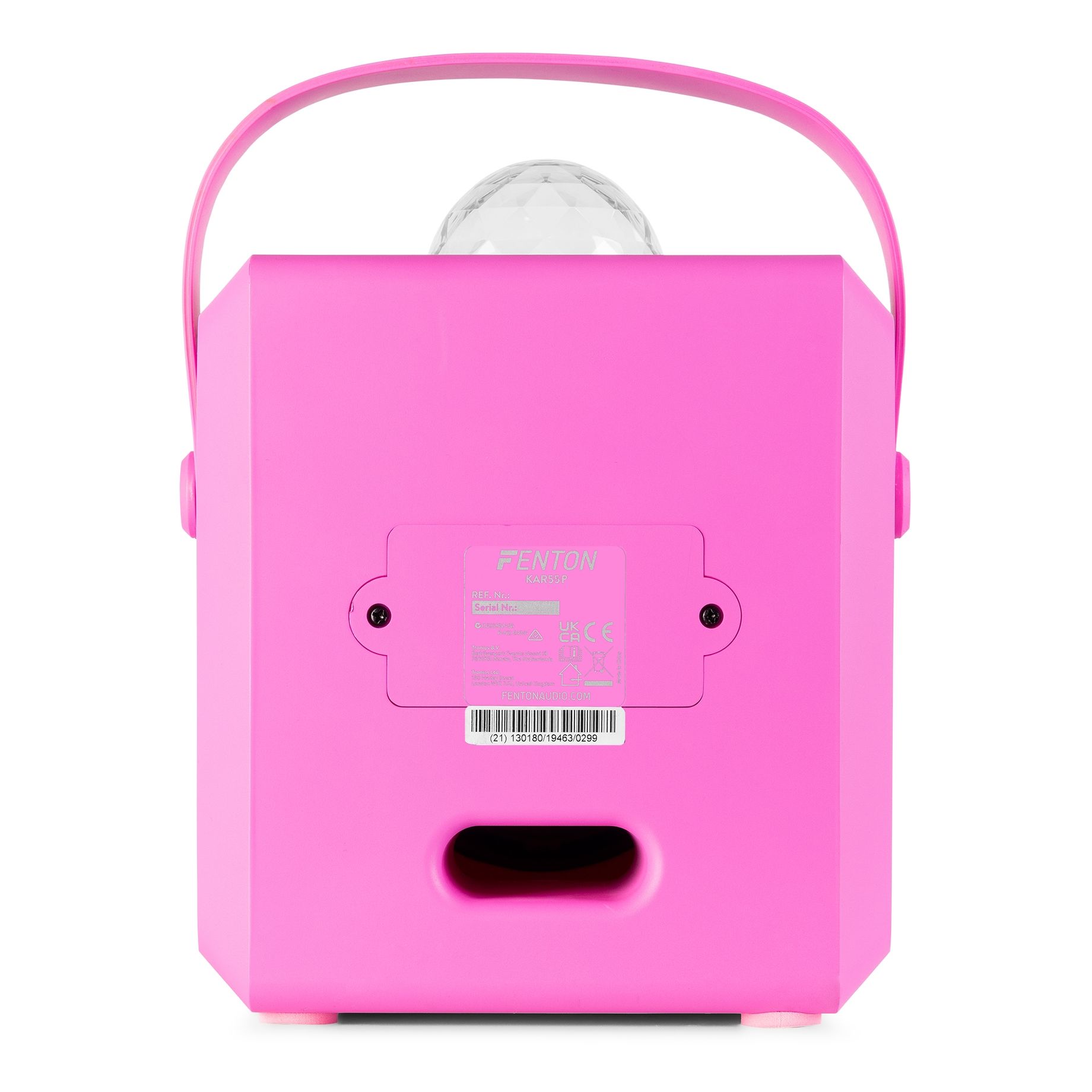 KAR55P Karaoke Speaker with LED Jelly Ball Pink