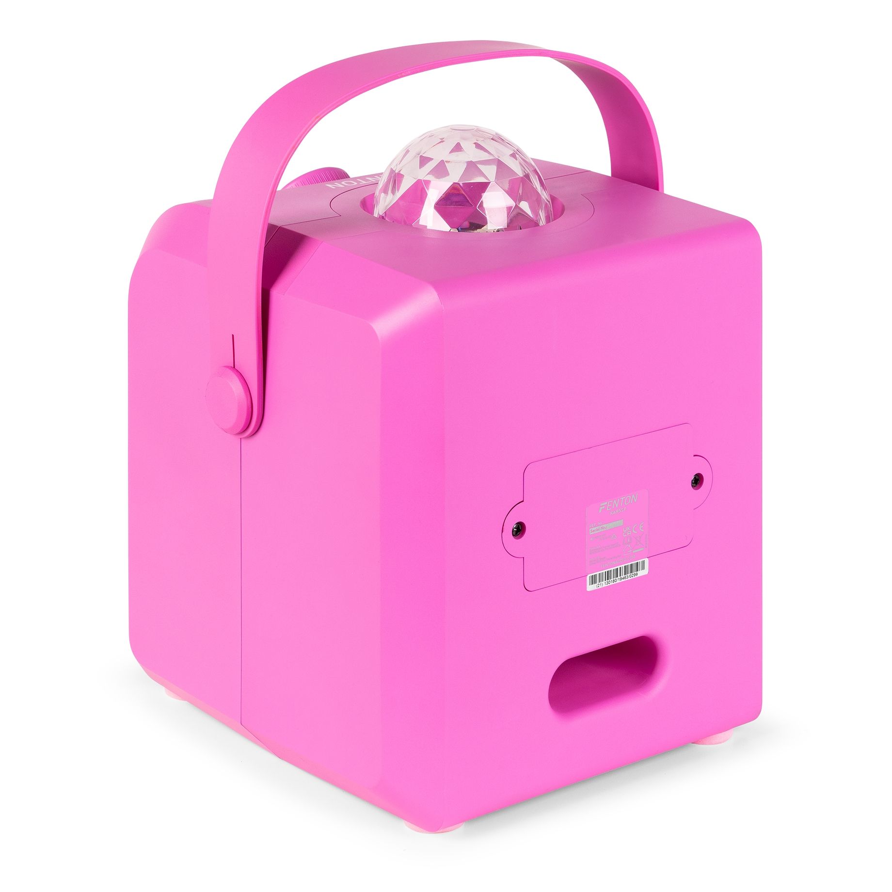 KAR55P Karaoke Speaker with LED Jelly Ball Pink
