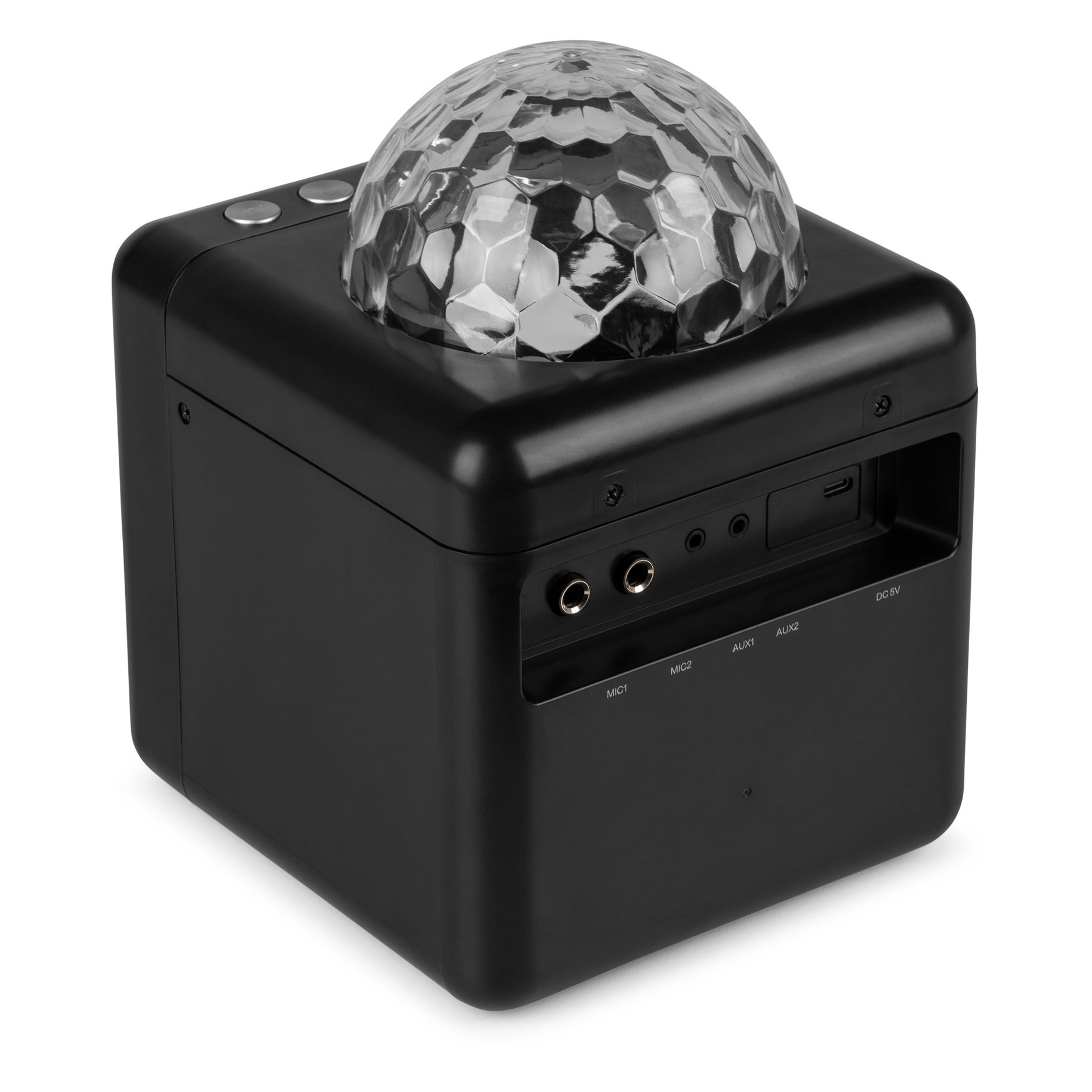 KAR15B Karaoke Speaker with 2 microphones Black