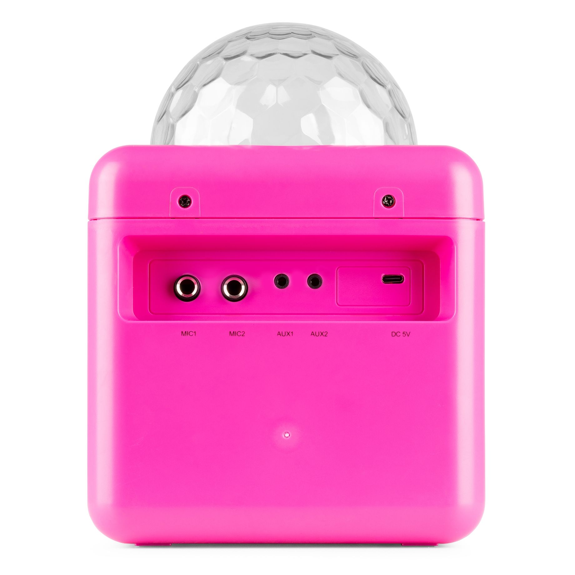 KAR15P Karaoke Speaker with 2 microphones Pink