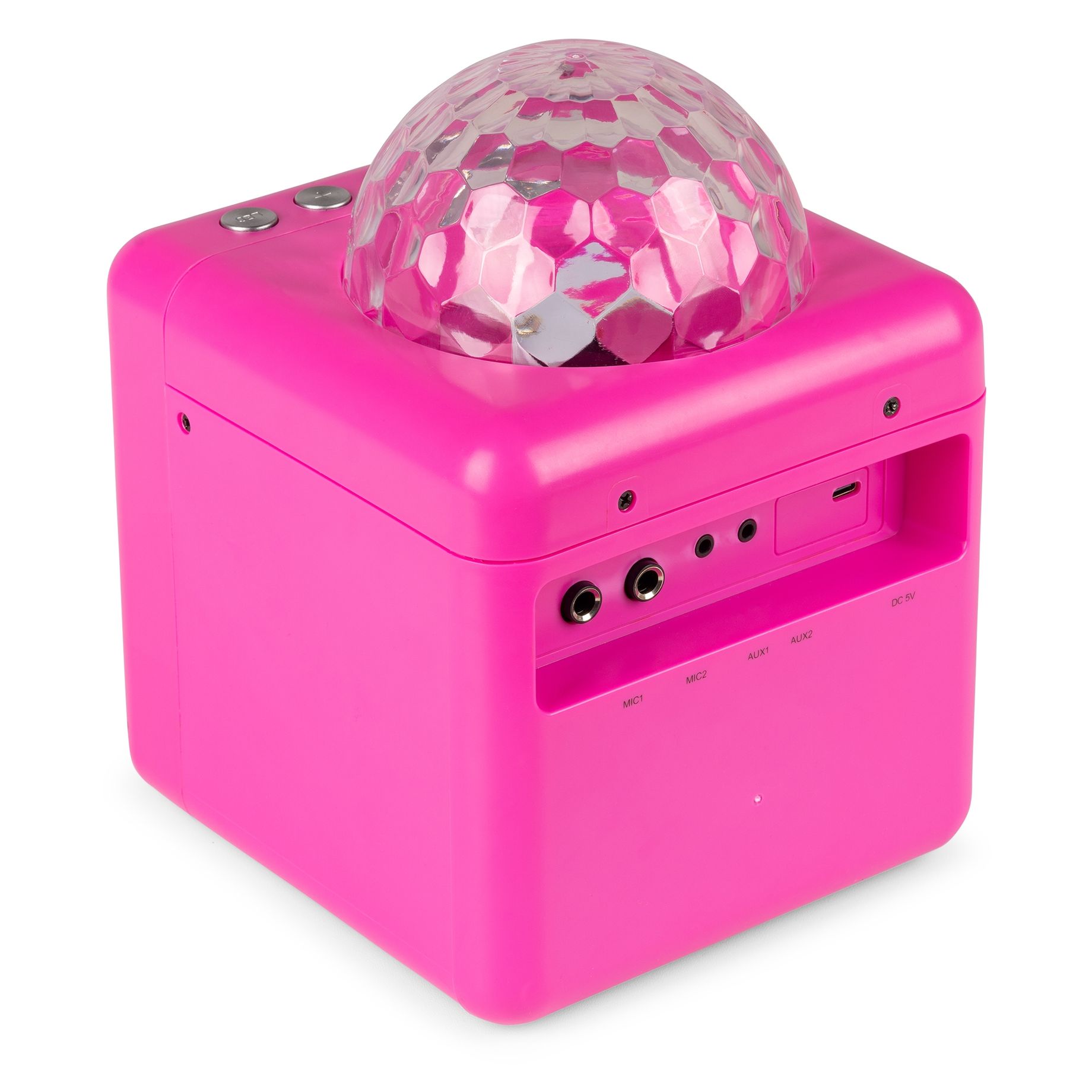 KAR15P Karaoke Speaker with 2 microphones Pink