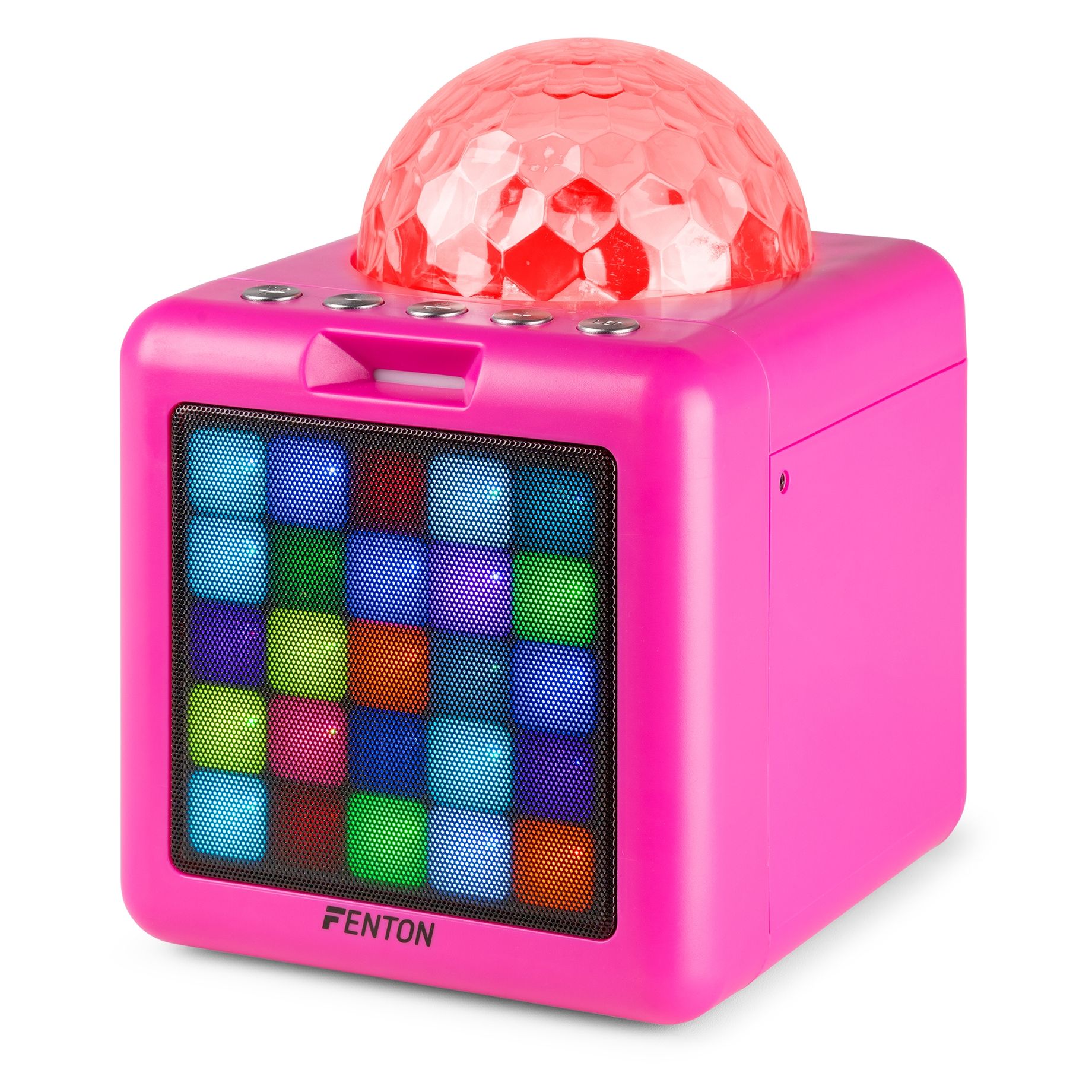 KAR15P Karaoke Speaker with 2 microphones Pink