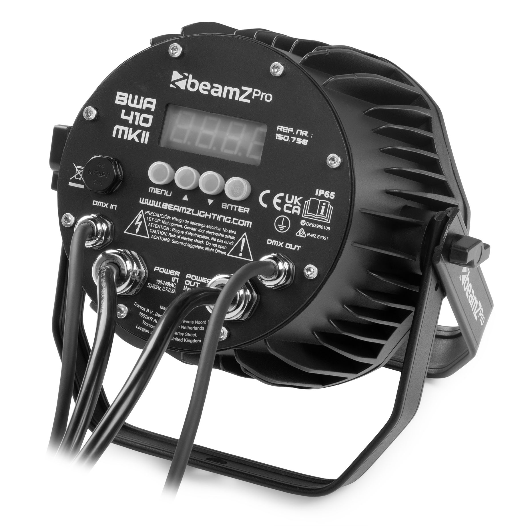 BWA410 Aluminum IP65 LED PAR MKII