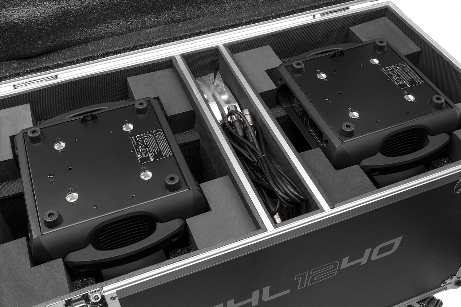 MHL1240 LED Wash Moving Head with Zoom 2pcs in Flightcase