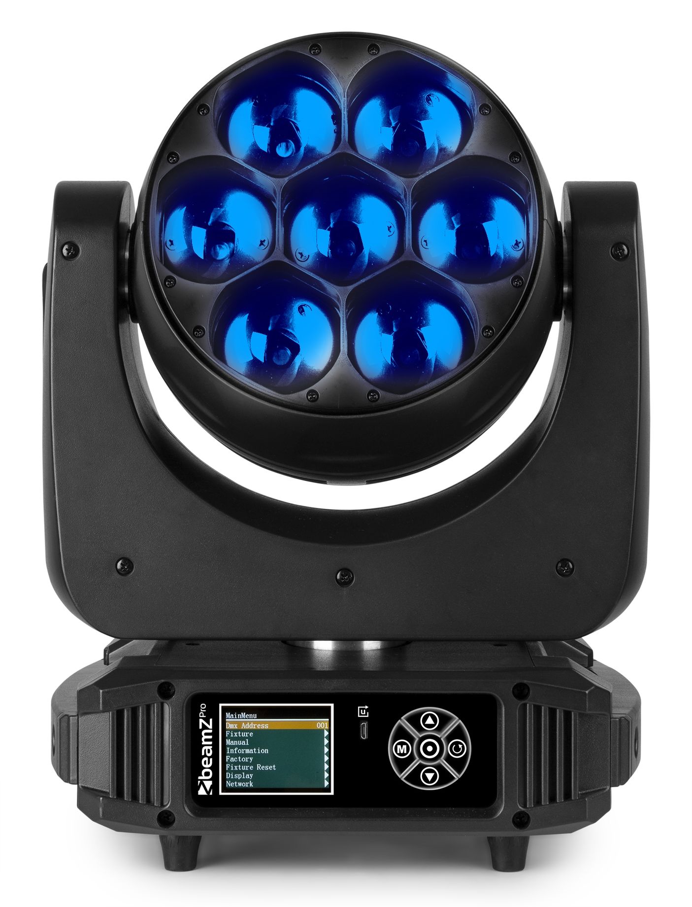 MHL740 LED Wash Moving Head with Zoom 2pcs in Flightcase