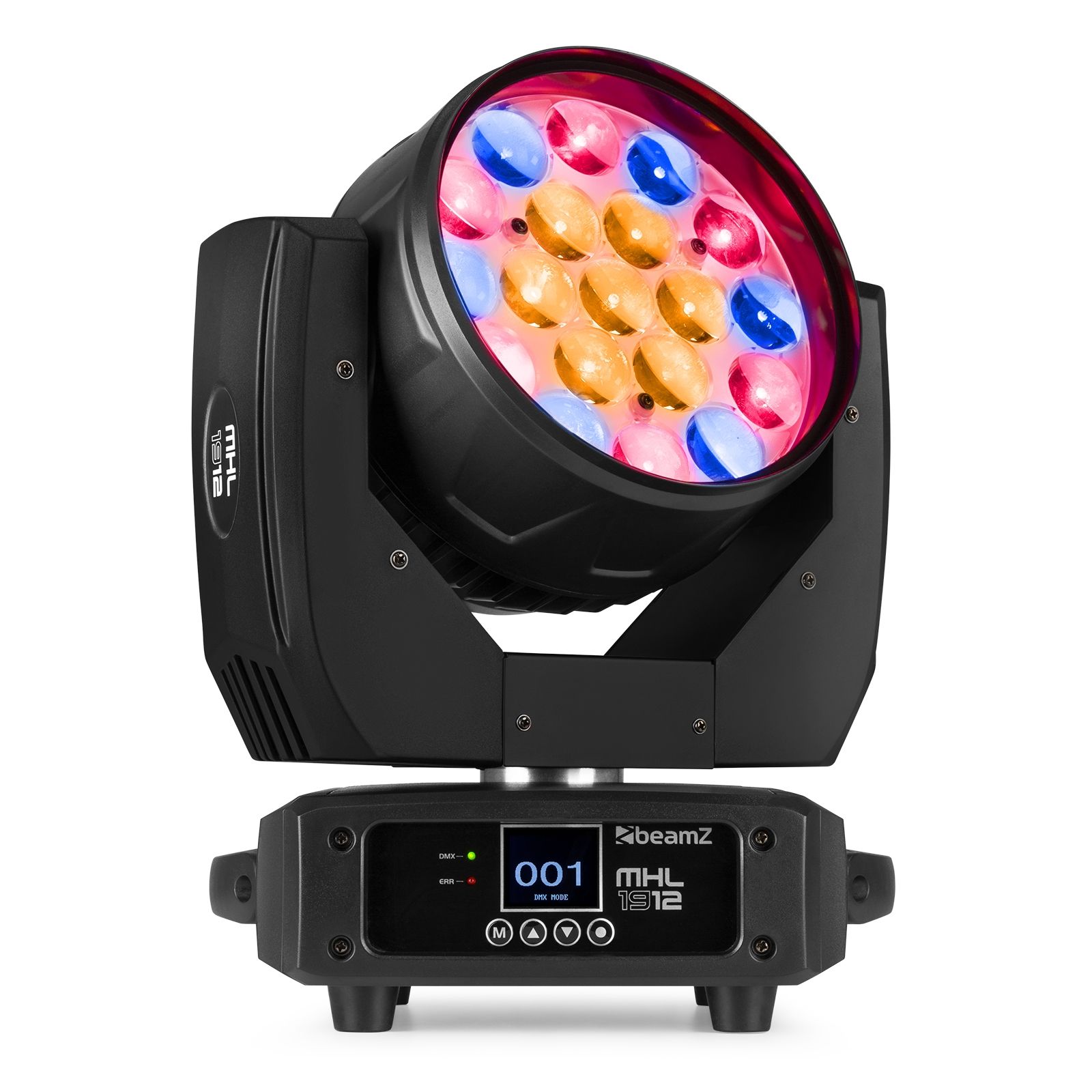 MHL1912 LED Wash Moving Head with Zoom 2pcs in Flightcase