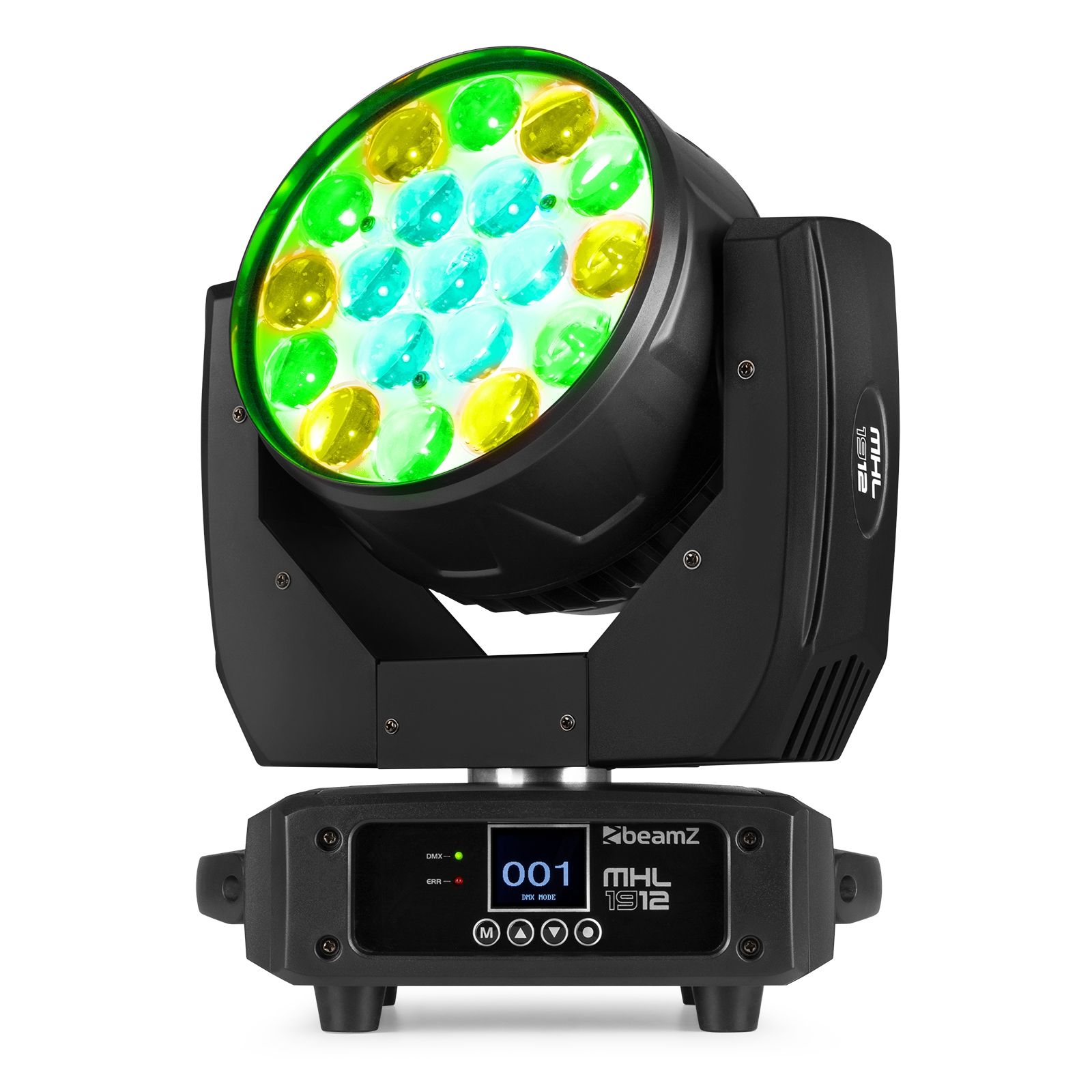 MHL1912 LED Wash Moving Head with Zoom 2pcs in Flightcase