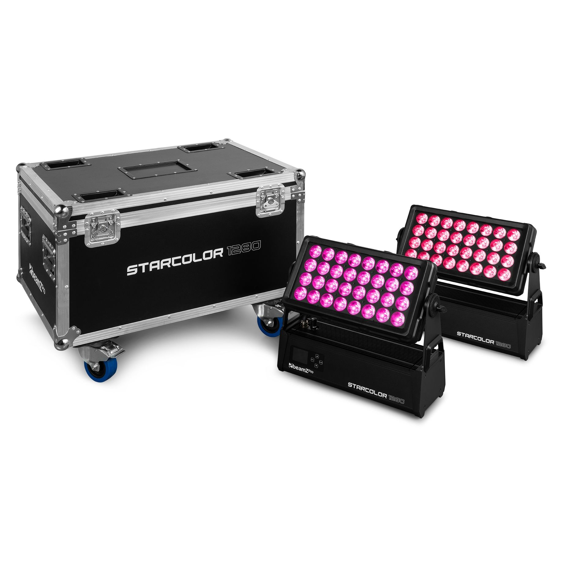 FLC12802 Flightcase for 2 pieces StarColor1280