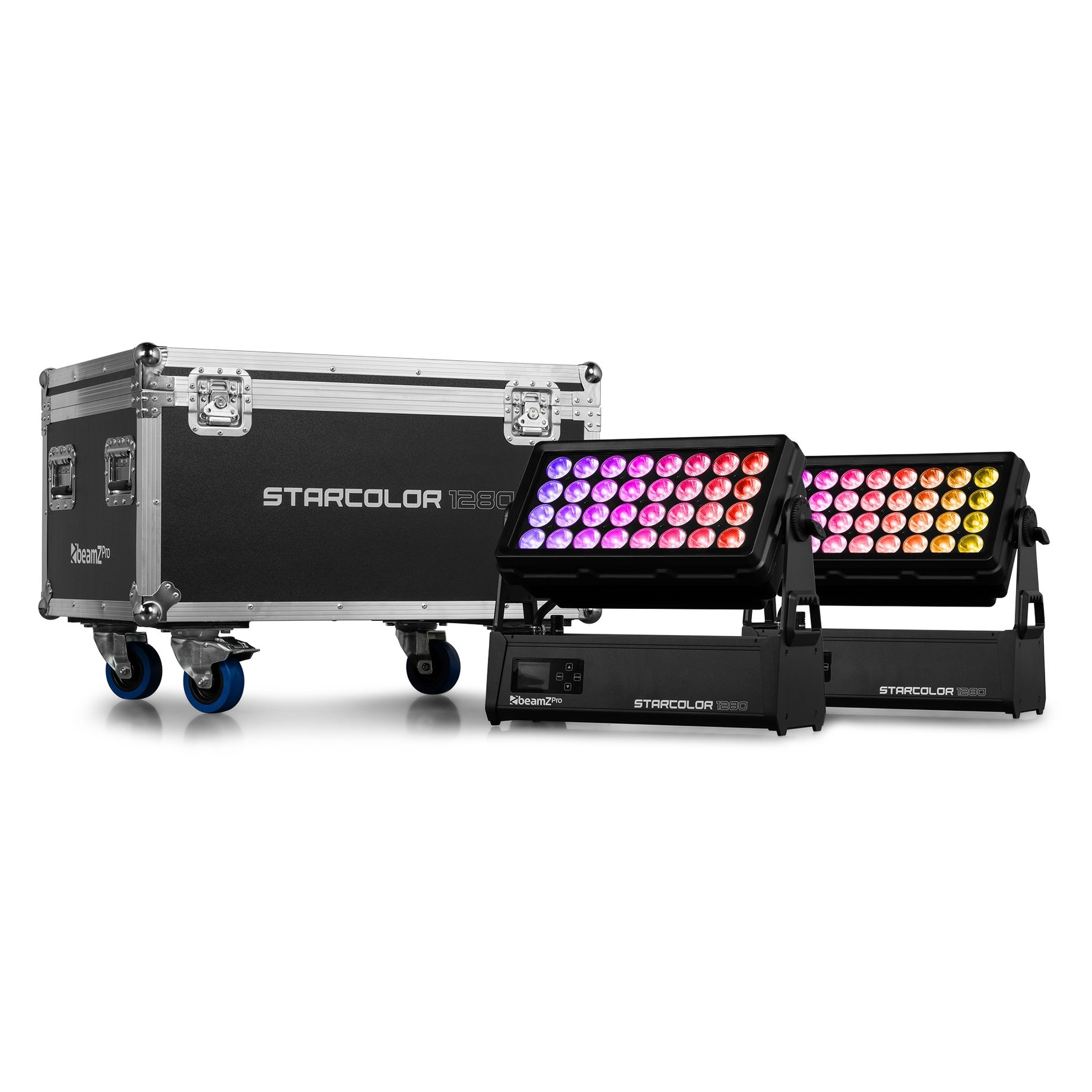 FLC12802 Flightcase for 2 pieces StarColor1280