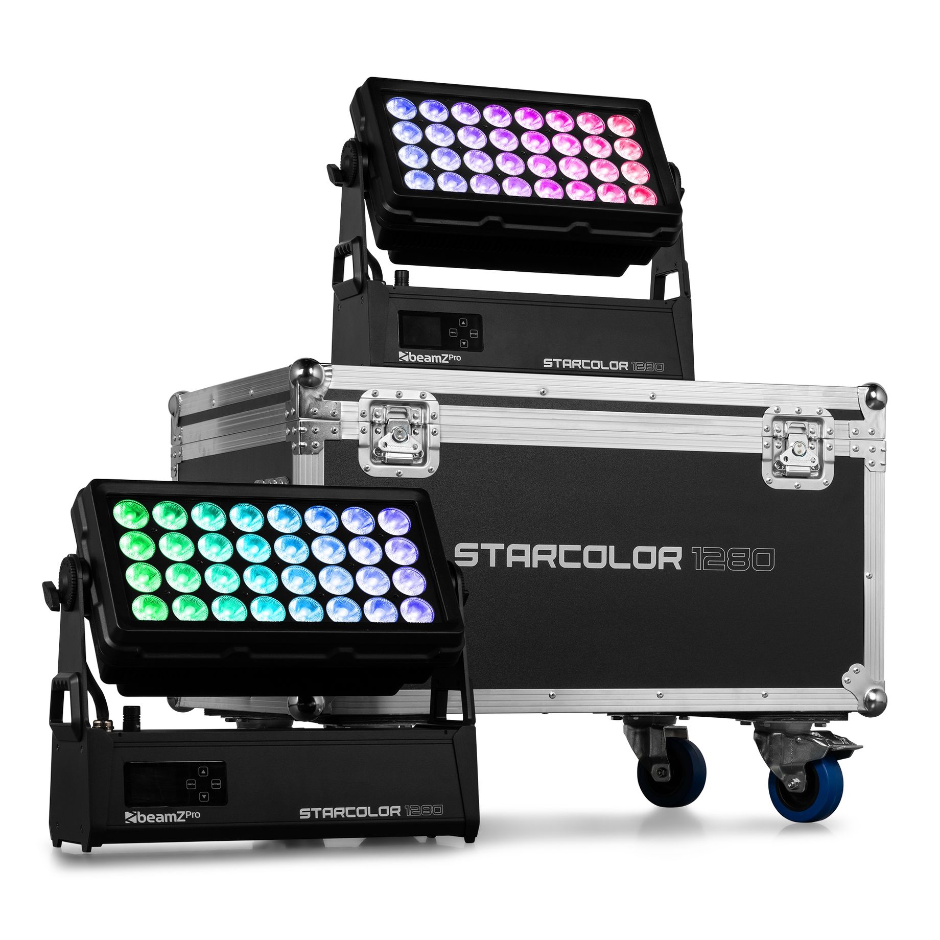 FLC12802 Flightcase for 2 pieces StarColor1280