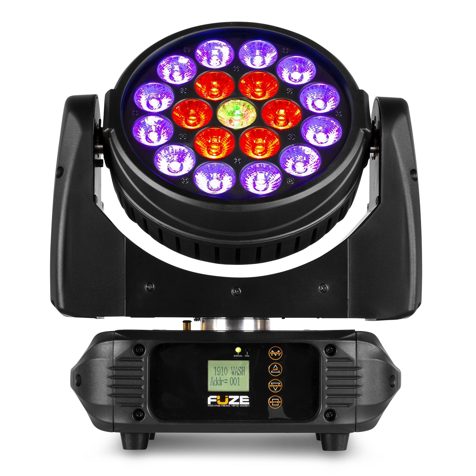 Fuze1910 LED Wash Moving Head with Ring Control