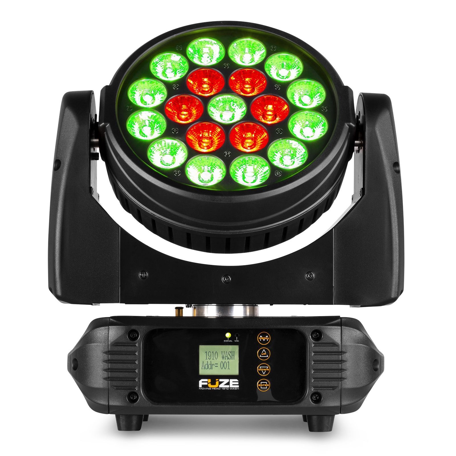 Fuze1910 LED Wash Moving Head with Ring Control