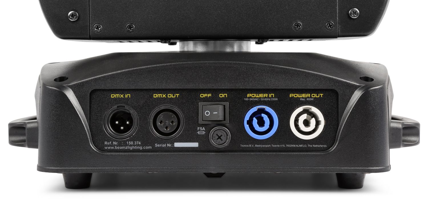 IGNITE180B LED Beam Moving Head 2pcs in Flightcase