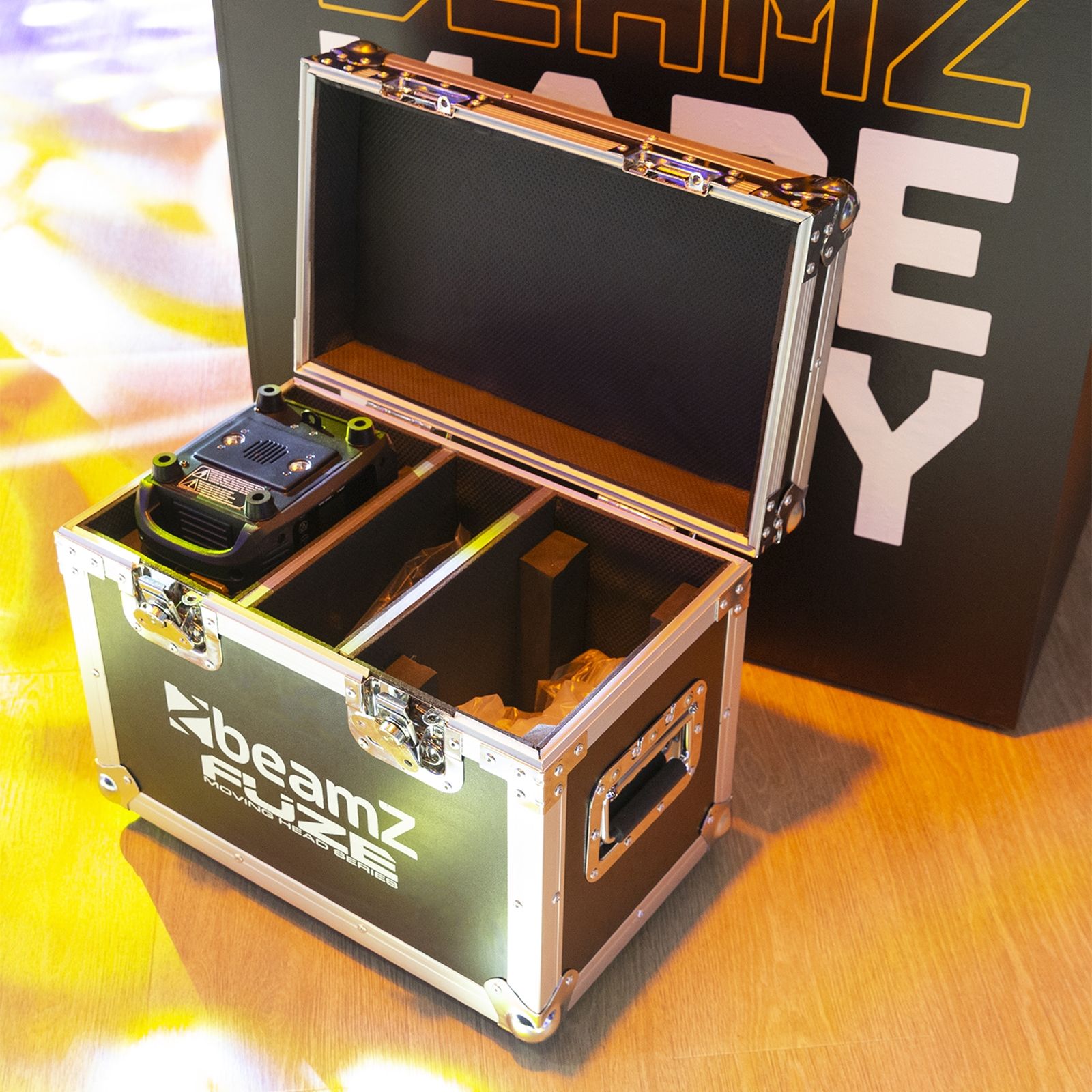Fuze75S LED Spot Moving Head 2pcs in Flightcase