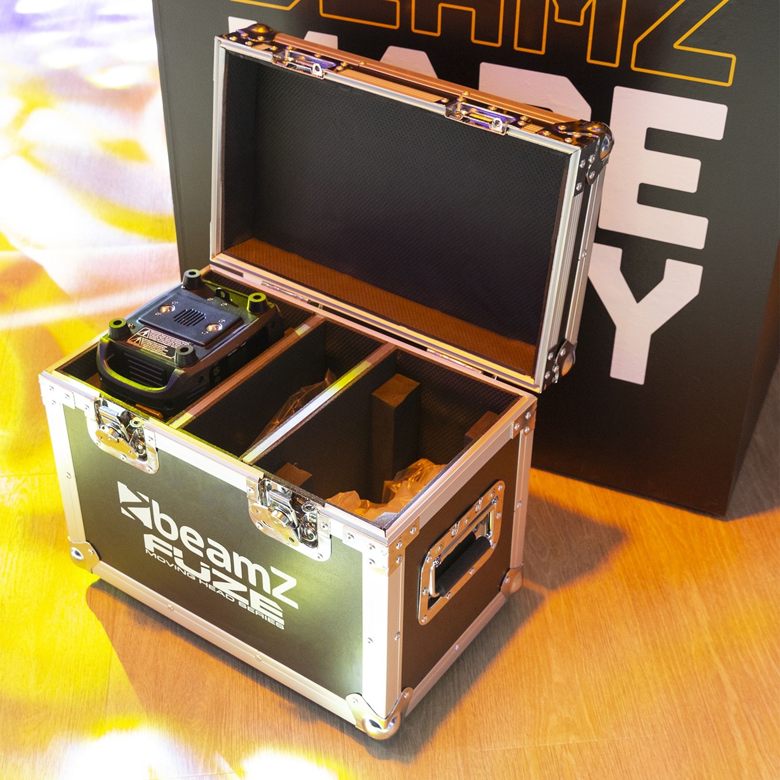 Fuze75B LED Beam Moving Head 2pcs in Flightcase