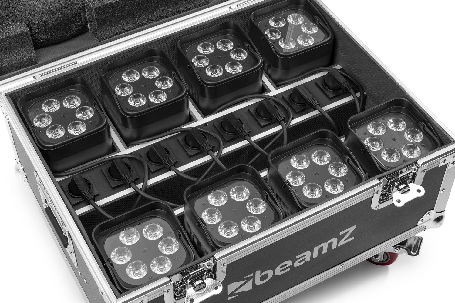 FCC9 FlightCase for 8x BBP9 series uplight