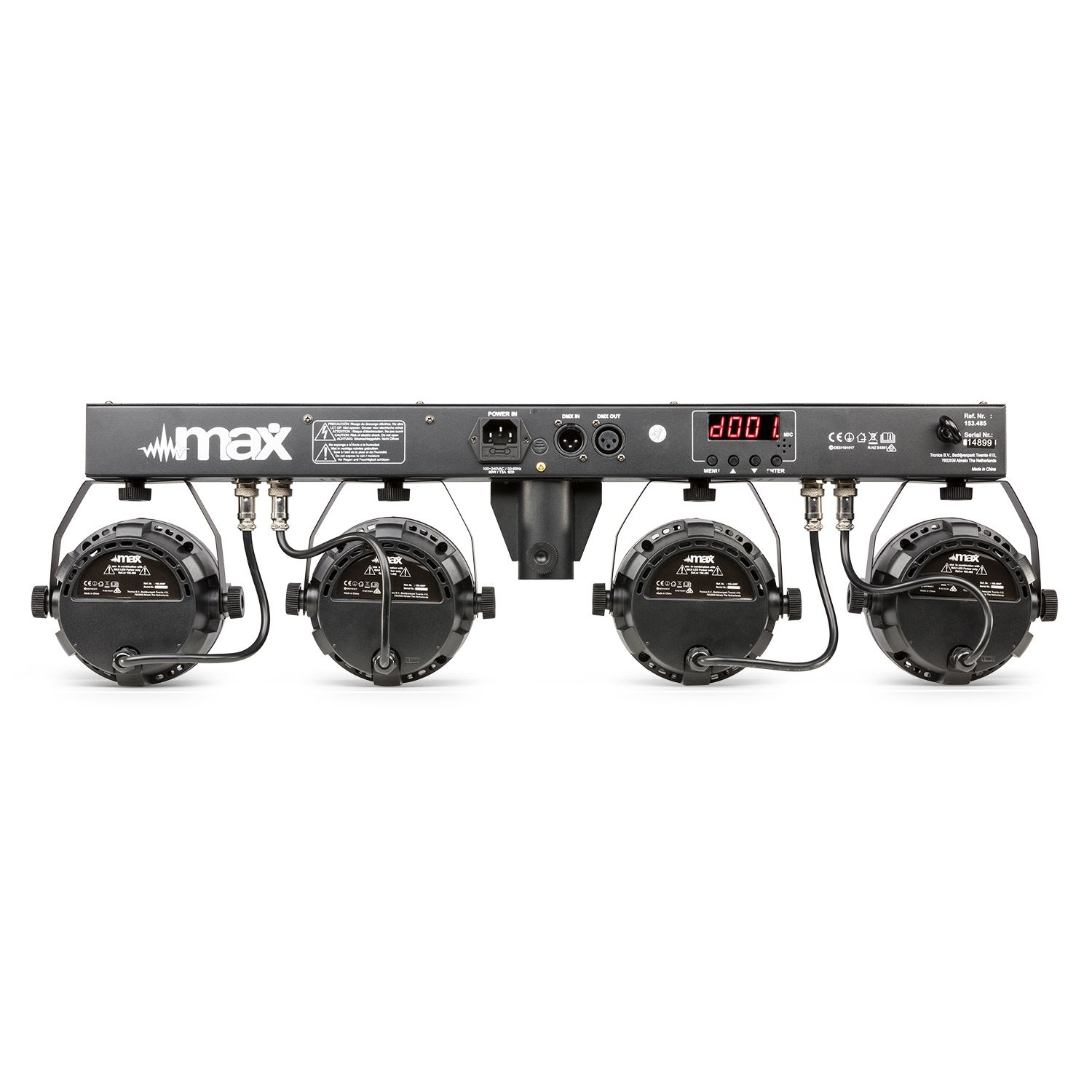 PartyBar4 LED PARBAR 4-Way 3x 4-in-1 RGBW