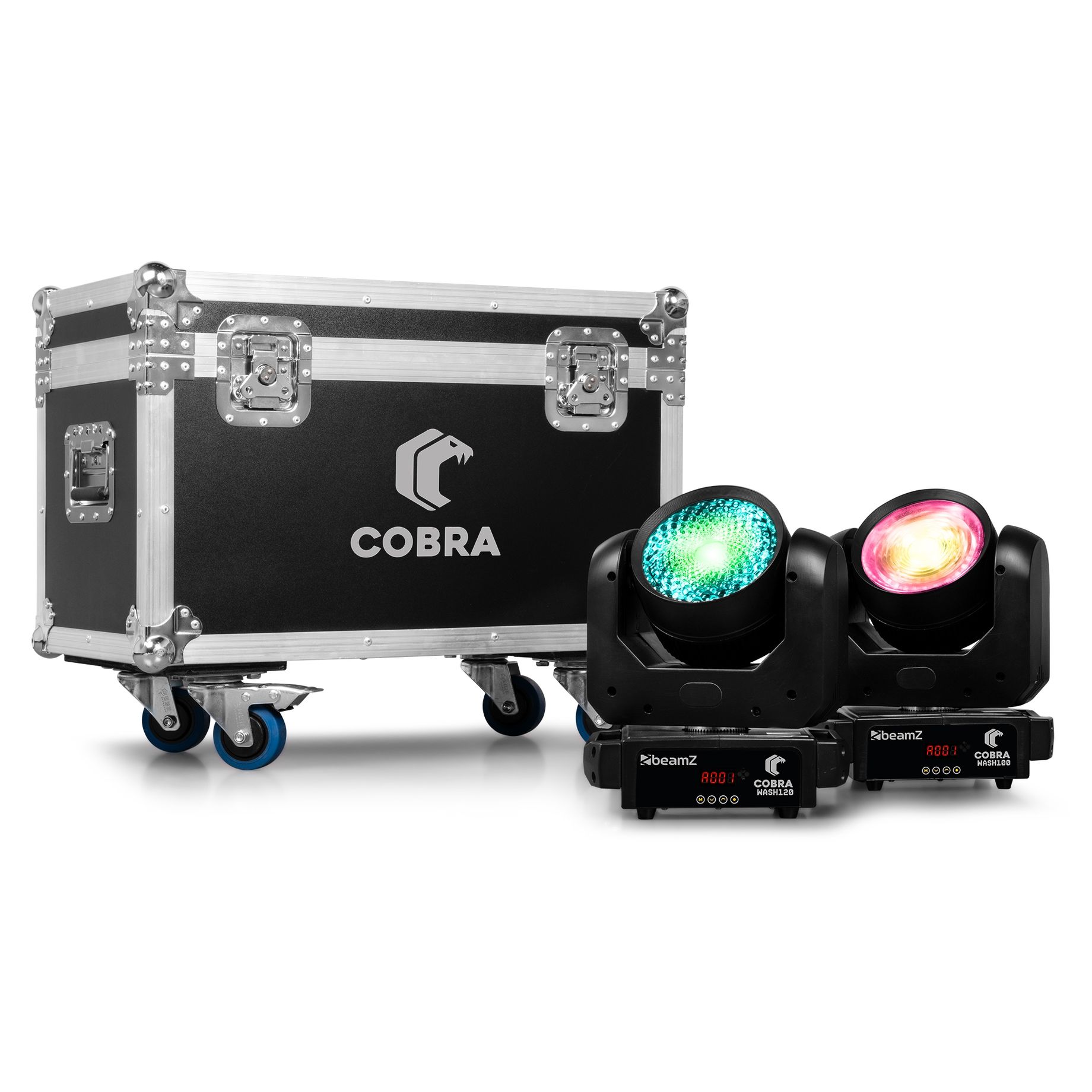 FC4COBRA Flightcase for 4 pieces Cobra Series