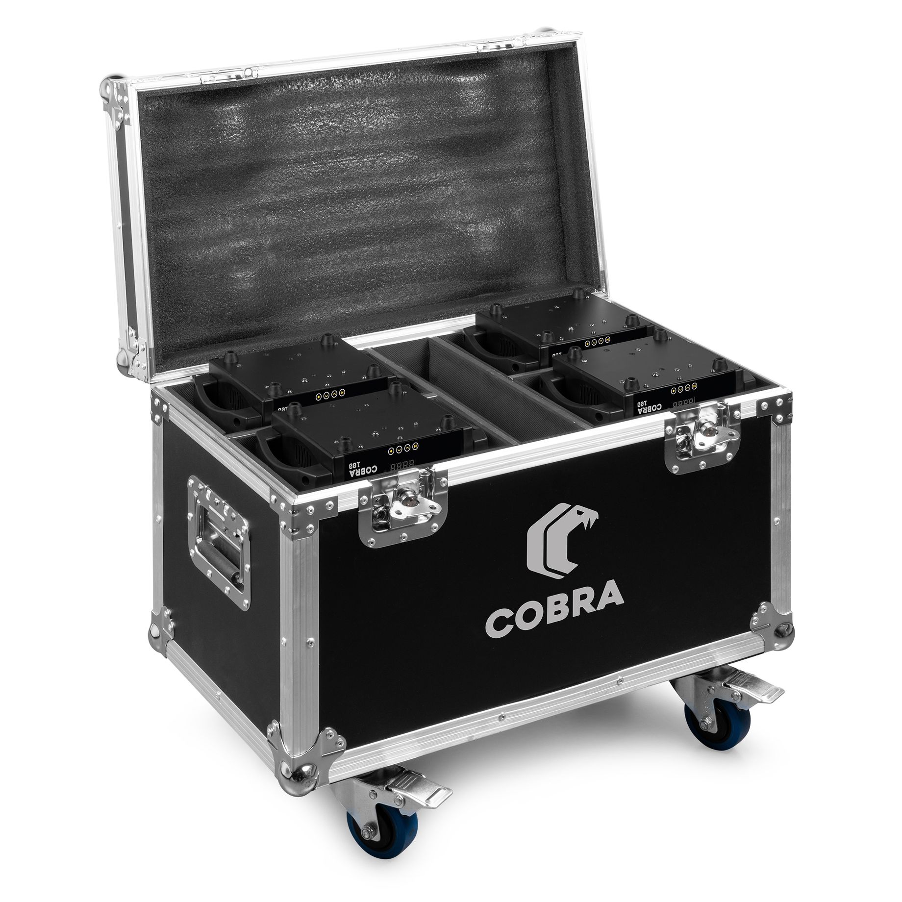 FC4COBRA Flightcase for 4 pieces Cobra Series