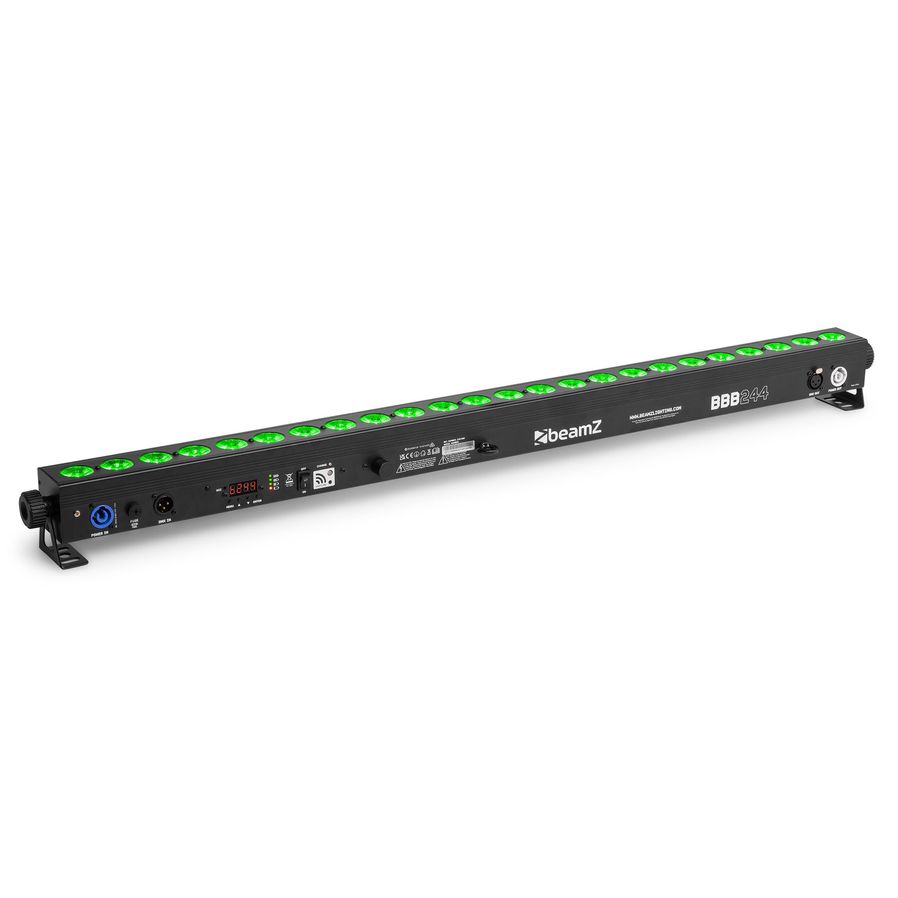 BBB244 Battery Powered LED BAR 24x 4W RGBW