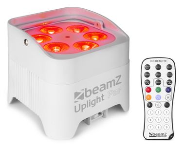 BBP96SW Battery Uplight Par 6x 12W WDMX