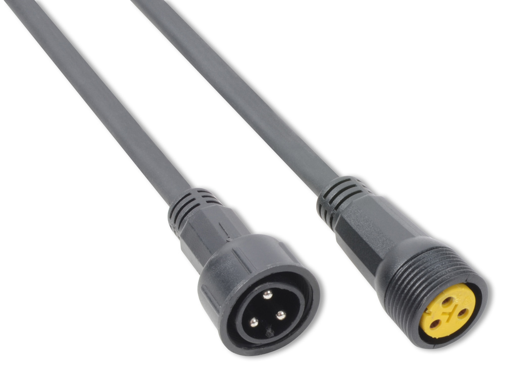 CX21 Power Extension Cable IP65 Black