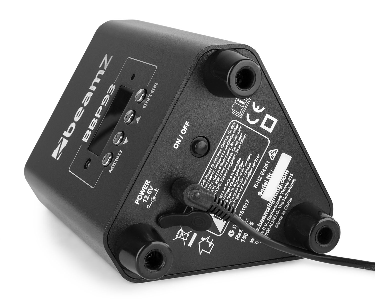 BBP93 Battery Uplight Par 3x 10W