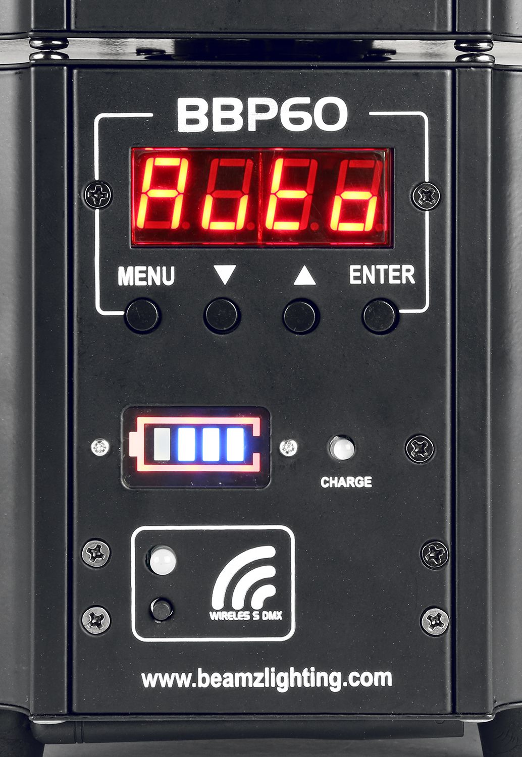 BBP60 Uplighter Set, 6 pieces in Flightcase with Charger