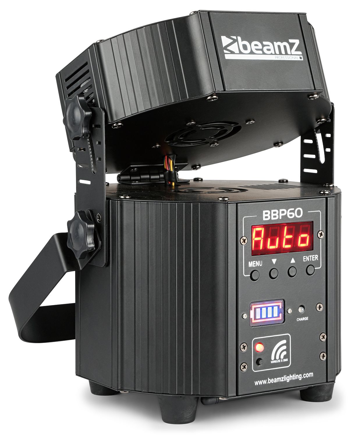 BBP60 Uplighter Set, 6 pieces in Flightcase with Charger