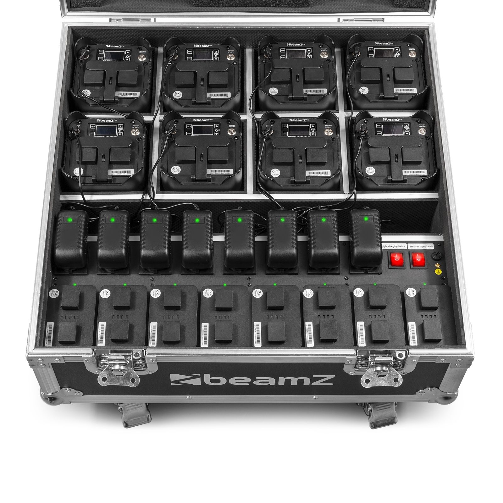 FCC10 Flightcase for 8x BBP5X Combi Charging