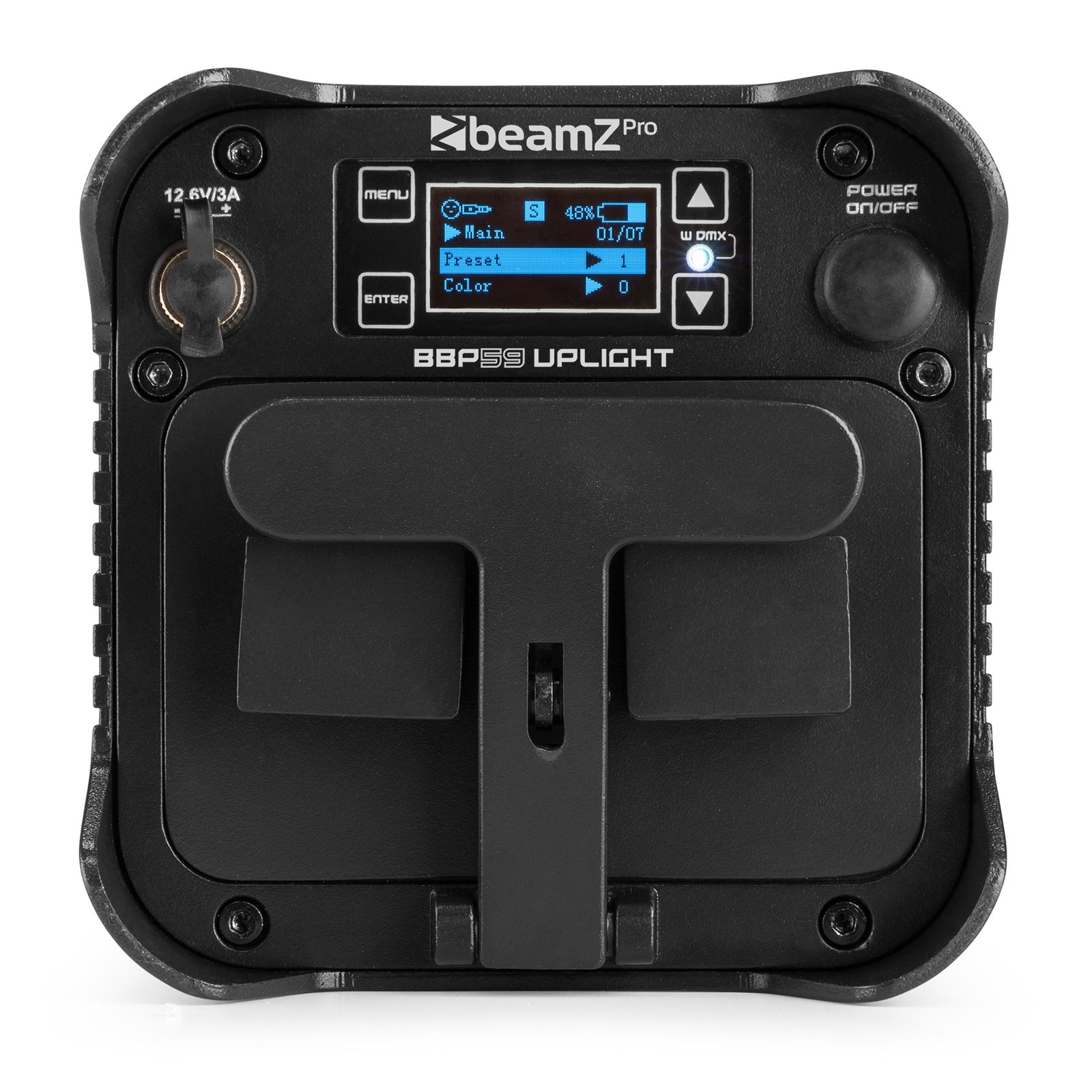 BBP59 Battery Uplight Par 9x 12W Outdoor