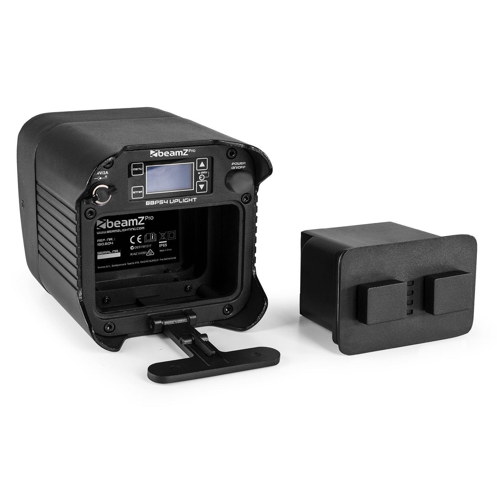 BBP59 Battery Uplight Par 9x 12W Outdoor