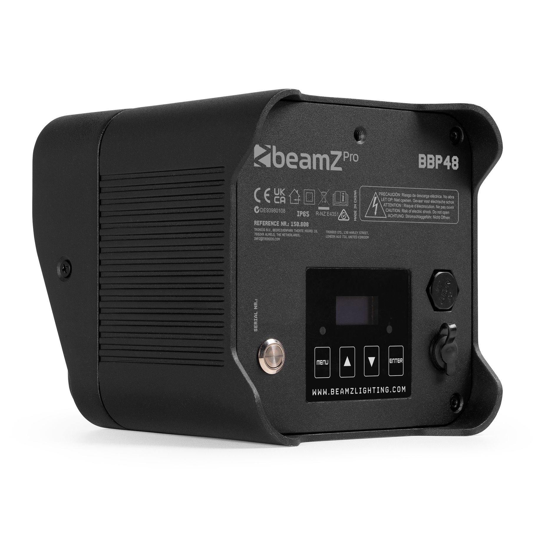 BBP48 Battery Uplight Par 9x 12W IP65
