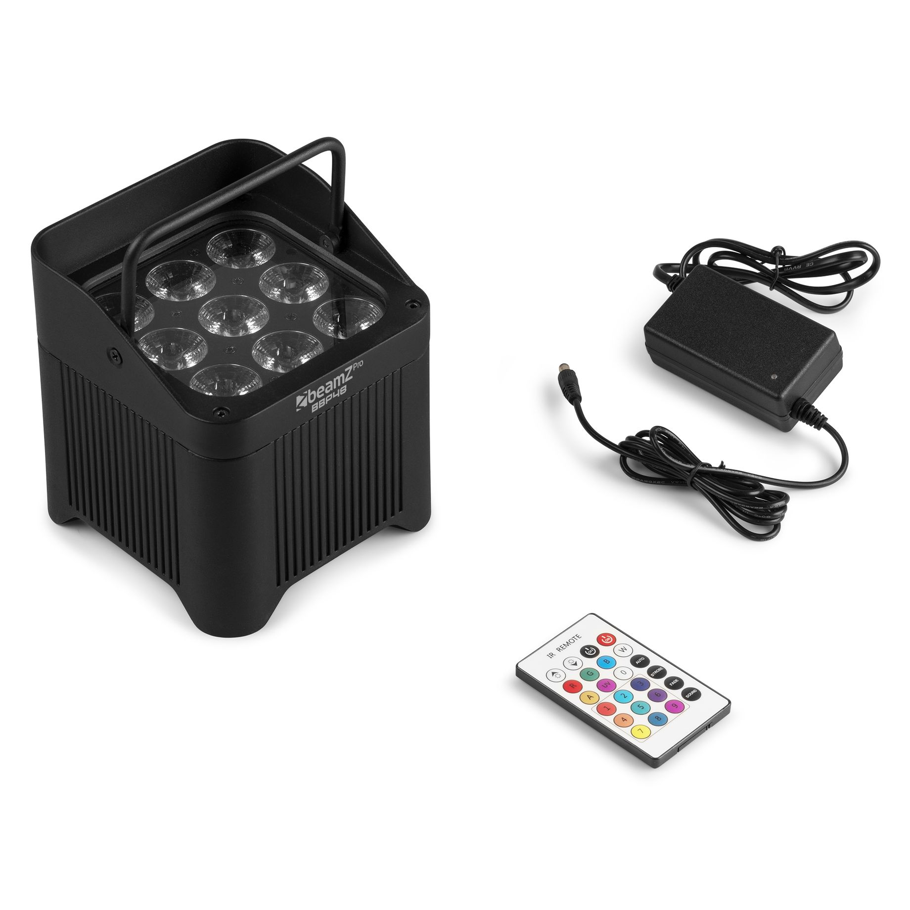 BBP48 Battery Uplight Par 9x 12W IP65