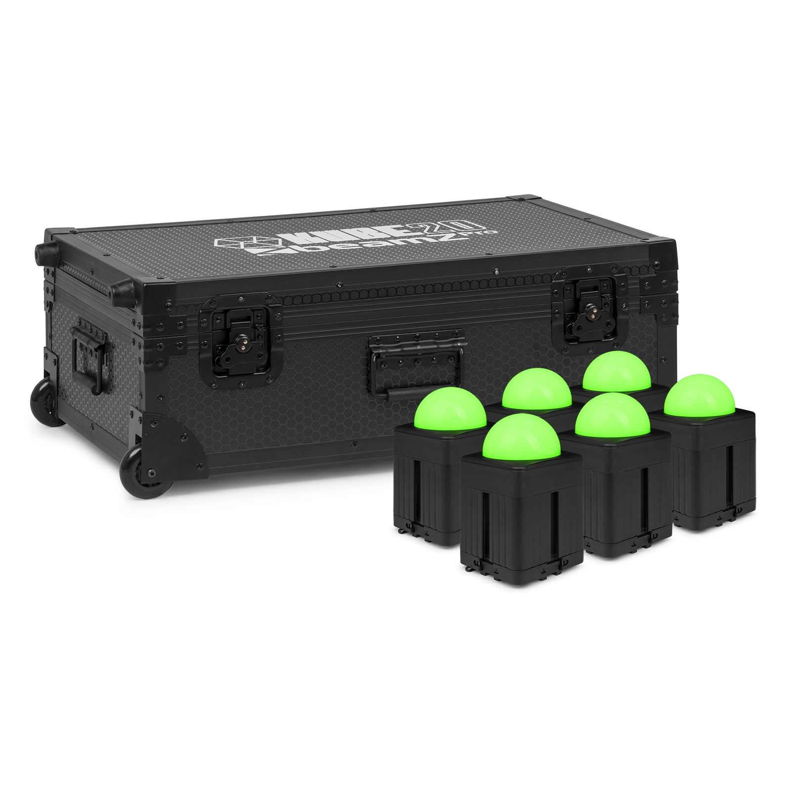 FCC30 Flightcase for 6 pcs KUBE20
