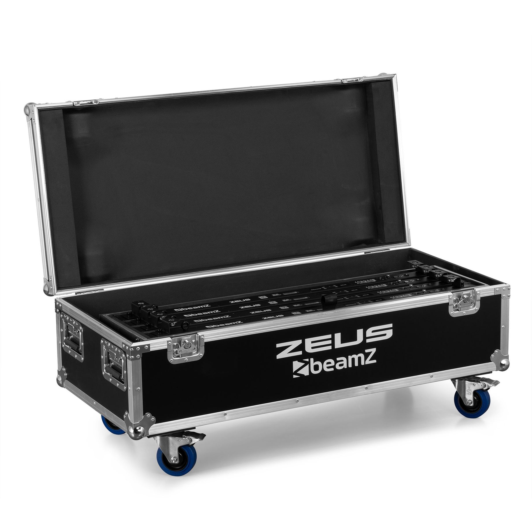 Zeus Battery Tube Set RGBW set of 8 in Flightcase