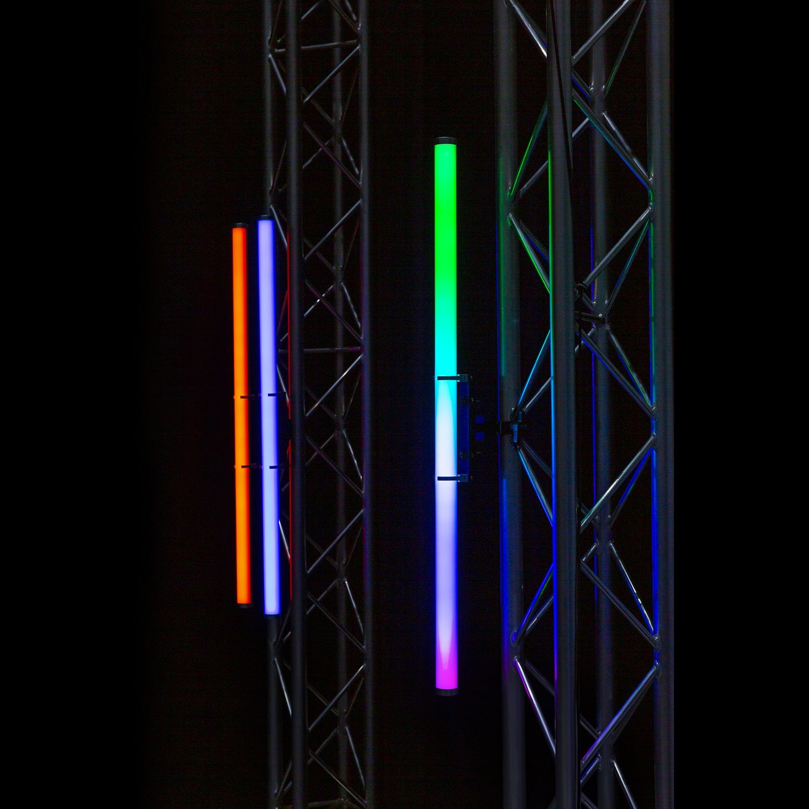 Kratos LED Tube Set RGBW in/outdoor use, set of 8
