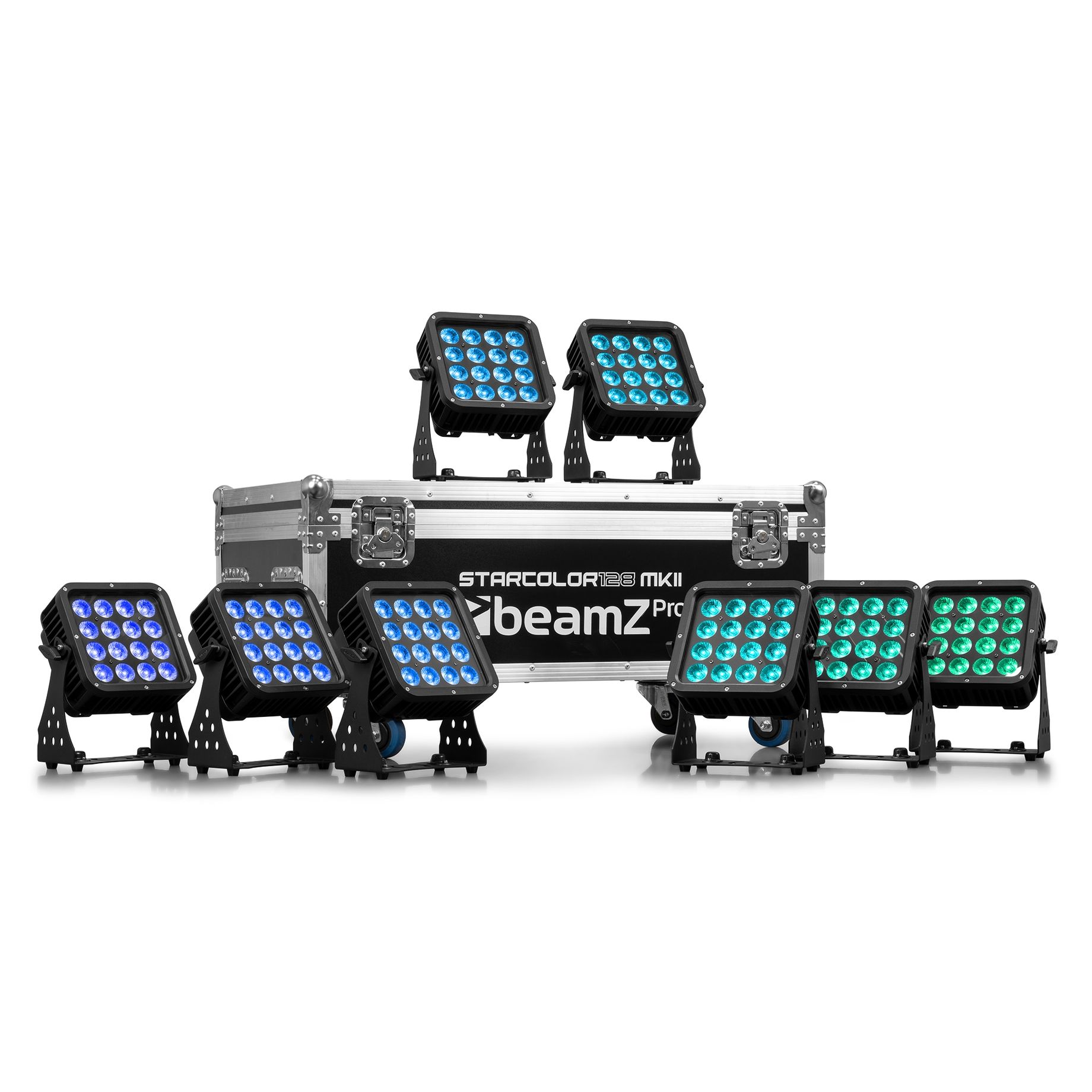 FL128 Flightcase for 8pcs Starcolor128 Wash Lights